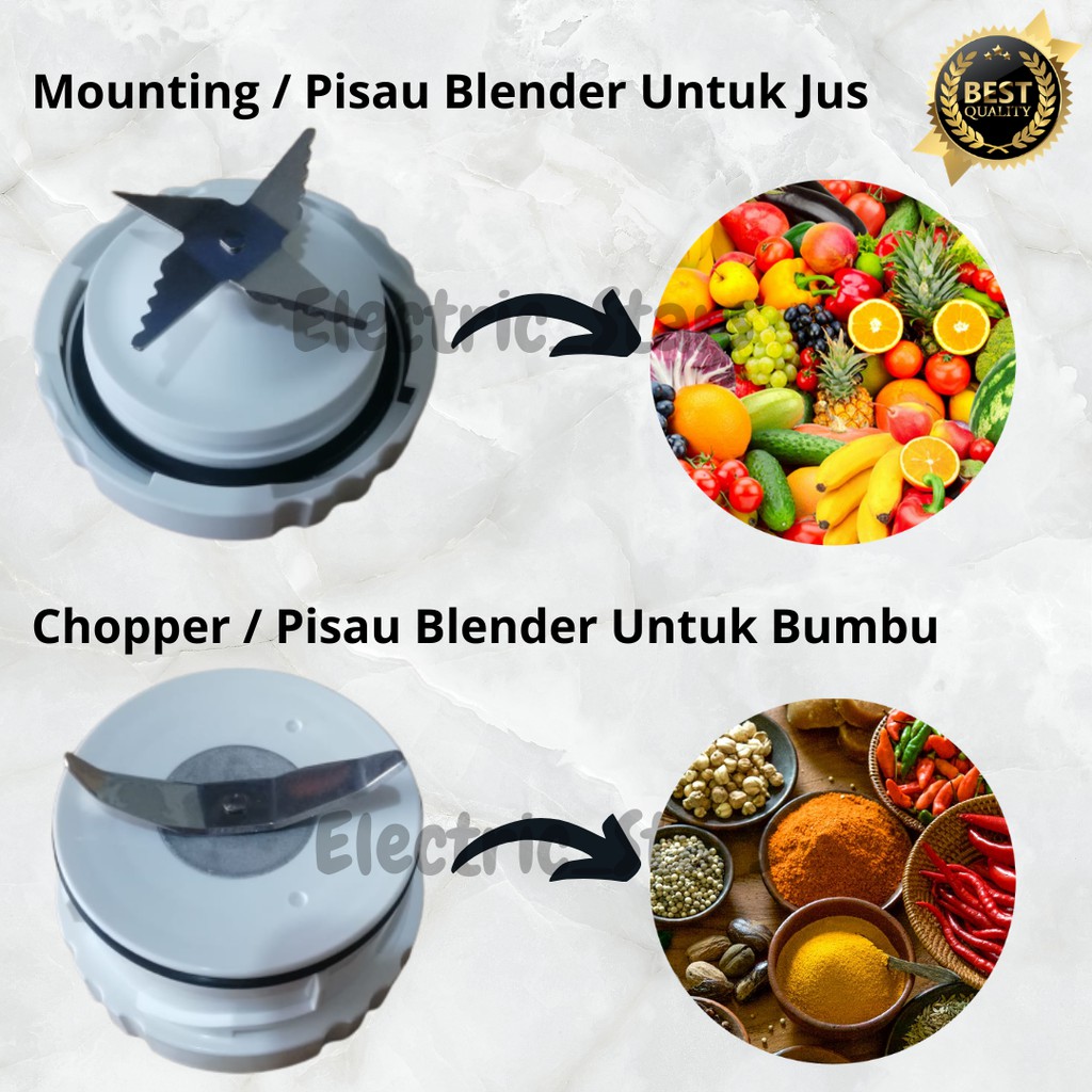 Pisau Blender Philips Mounting Jus Untuk Buah / Chopper Untuk Bumbu