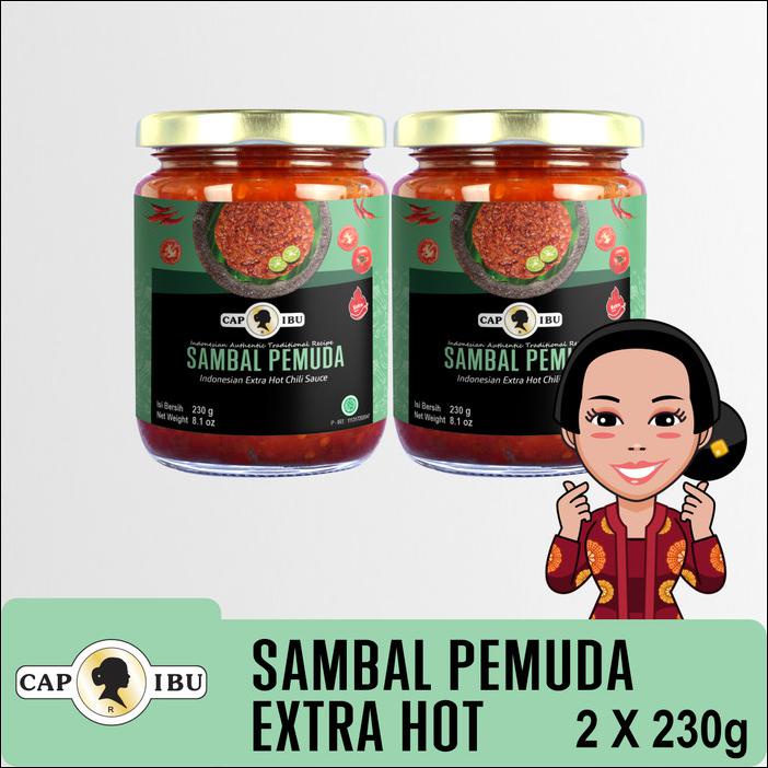 

SAMBAL PEMUDA EXTRA HOT CAP IBU TWIN PACK