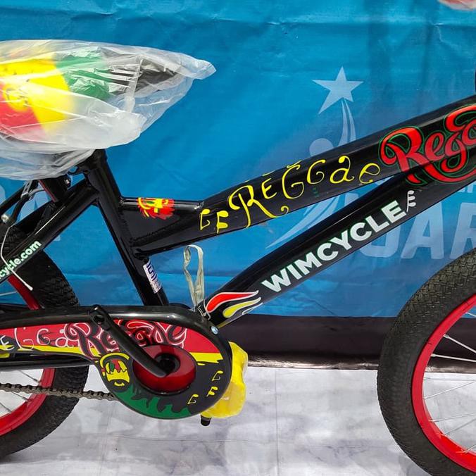 Sepeda Wimcycle Reggae Bmx 18 Inch Usia 5-9 Tahun