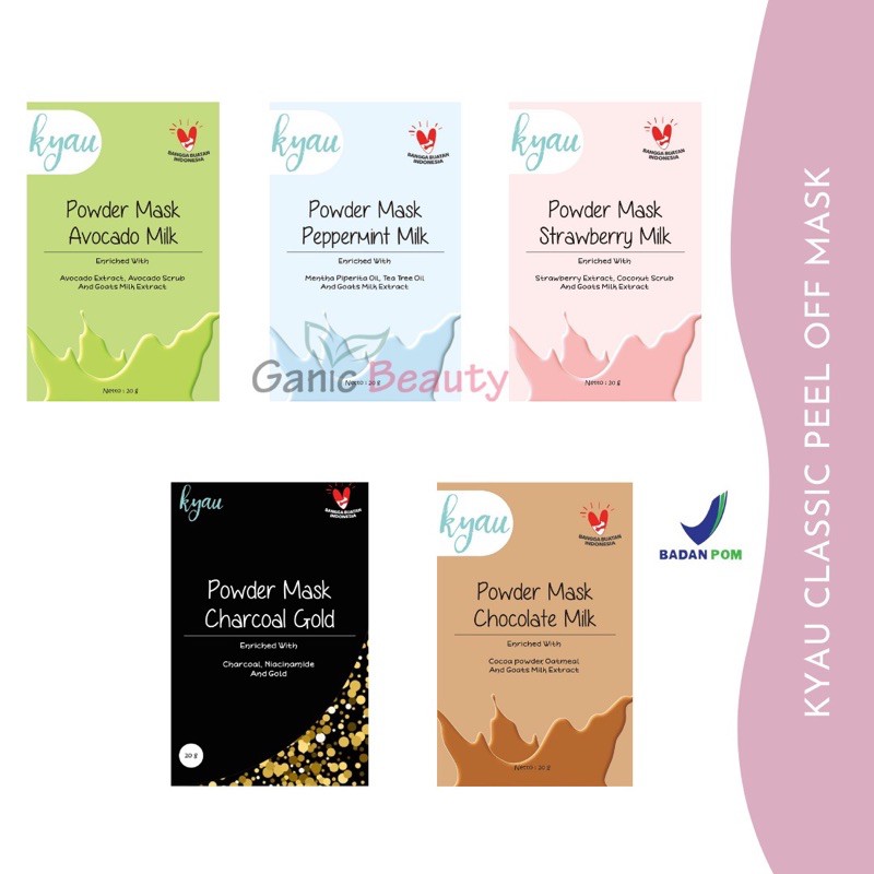 Kyau Peel Off Mask Classic Series BPOM