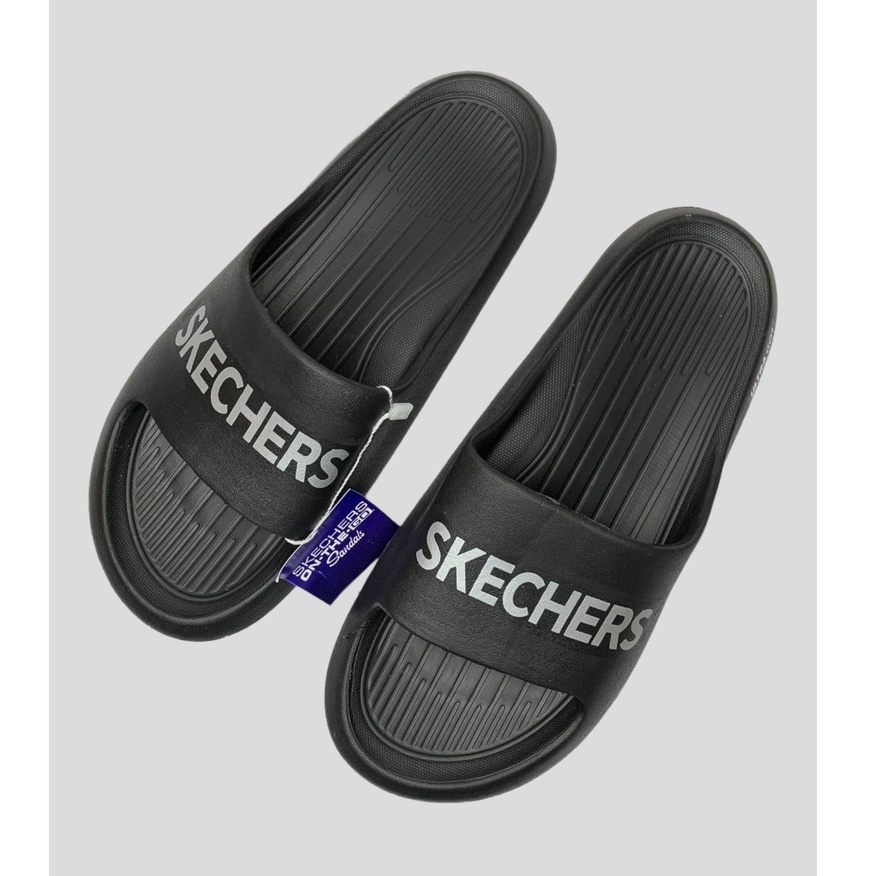 Sandal Selop Pria Skechers Sendal Pria Skechers Terbaru Sandal Pria Selop Kekinian Sandal Selop Cowok Murah Slipon Skechers