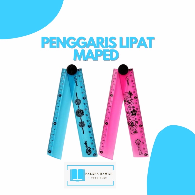

MAPED FOLDABLE RULER GARISAN PENGGARIS LIPAT
