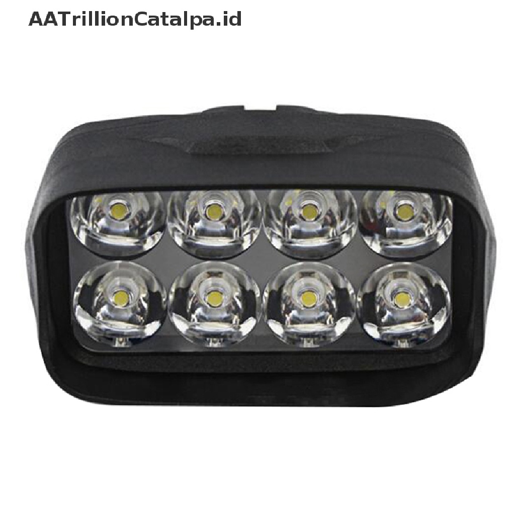 Aatrillioncatalpa 1Pc Lampu Sorot 8 LED Super Terang Untuk Motormobil