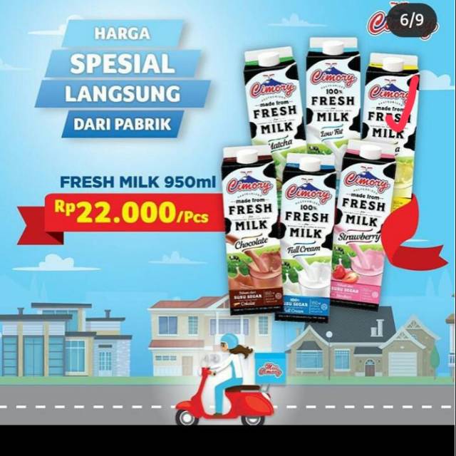 

Fresh milk cimory