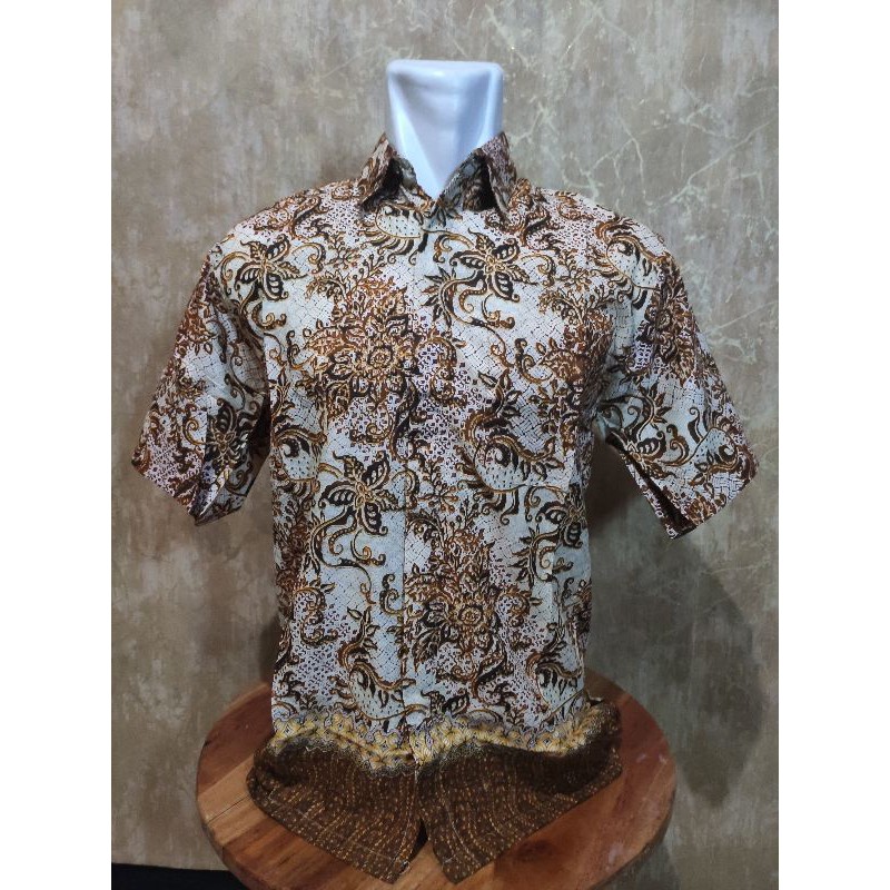 Kemeja Katun Batik Mekar