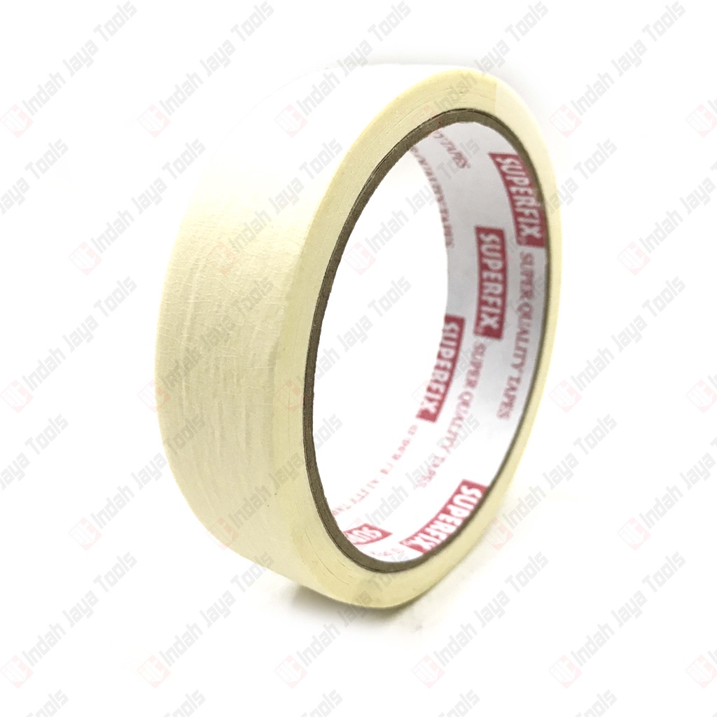 SUPERFIX Masking Tape 1 Inch 24 mm 20 Yard Lakban Kertas