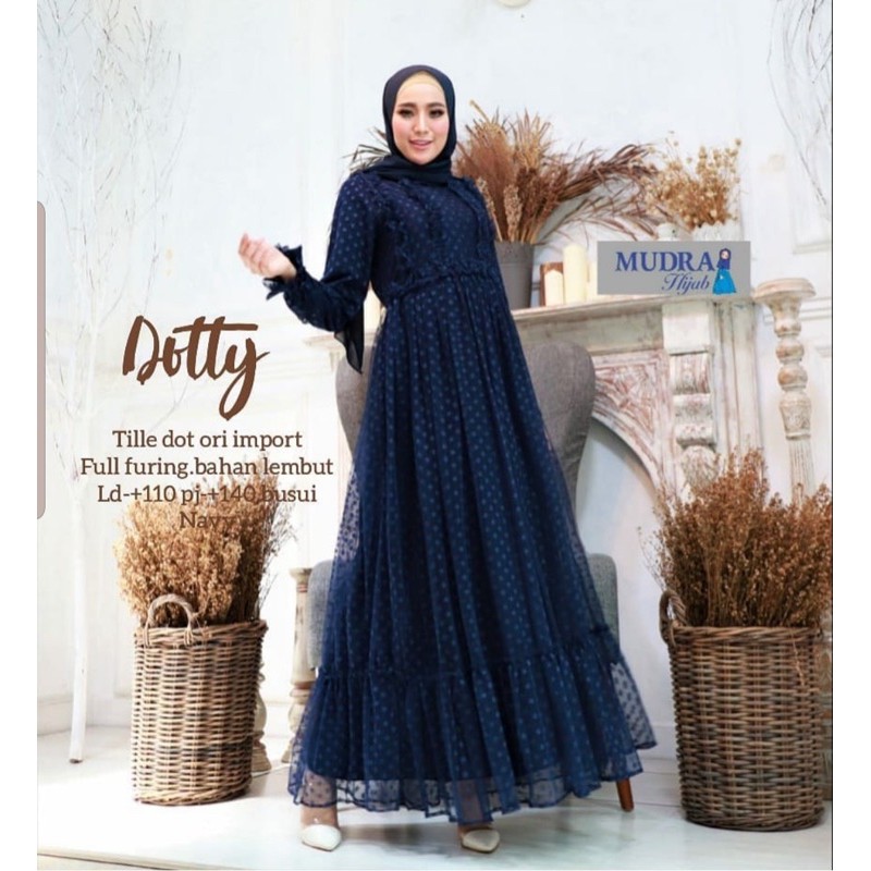 JC/ZR- Maxi dotty hainun / Maxi Premium / Gamis Kondangan