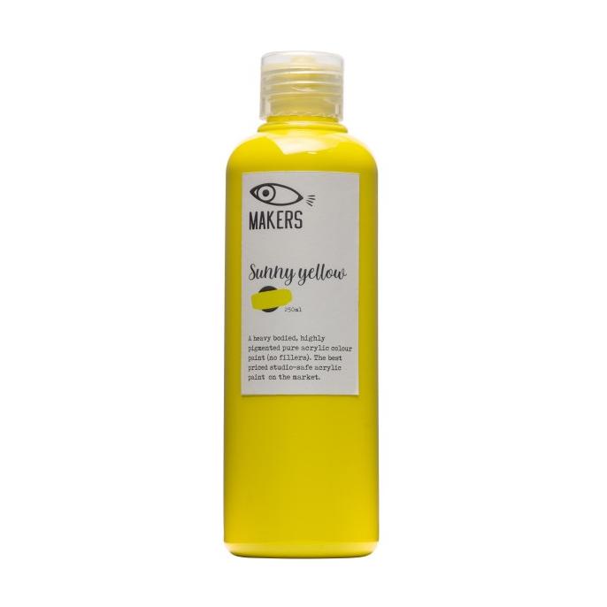 

[COD] Sunny Yellow Acrylic Paint 250ml BERKUALITAS Kode 1398