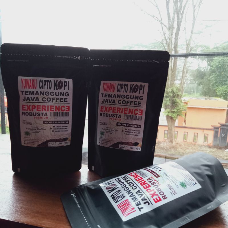 

kopi robusta temanggung yuwaku Cipto kopi (kopi bubuk/gilingan halus) 150 gram