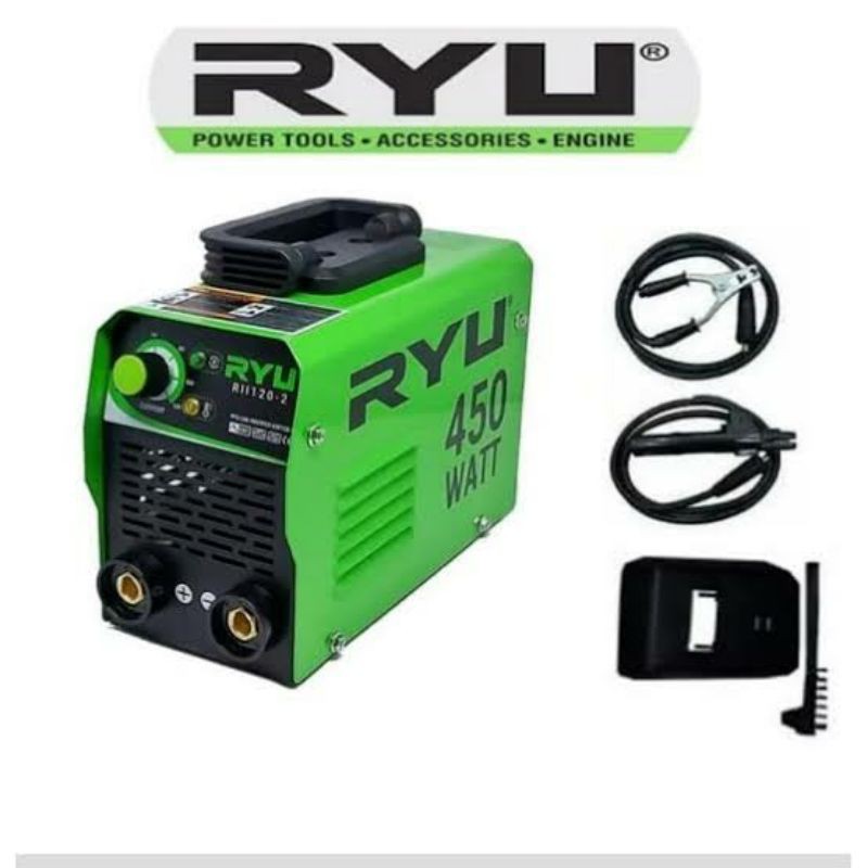 Mesin Las Ryu 450 watt mesin las RII120-2 Inverter IGBT bisa genset