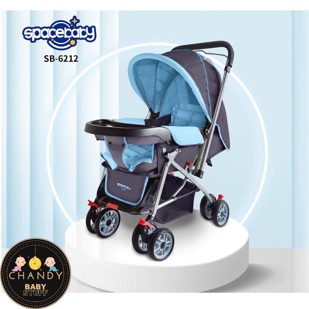 STROLLER BABY SB 6212 SPACEBABY KERETA DORONG BAYI (SETIR BOLAK BALIK)