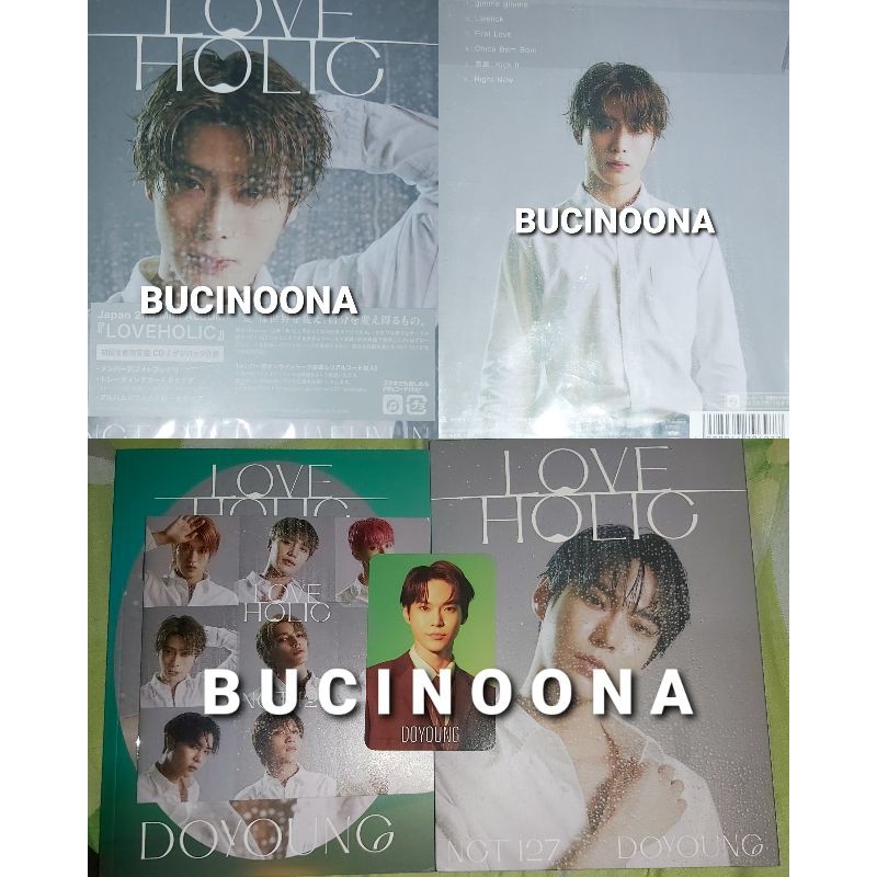 NCT 127 JAPAN ALBUM LOVEHOLIC JAEHYUN SEALED & DOYOUNG UNSEALED VERSION (PHOTOCARD B2)