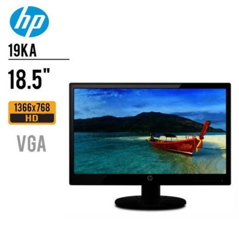 MONITOR LED HP 19KA 18.5 INCH VGA