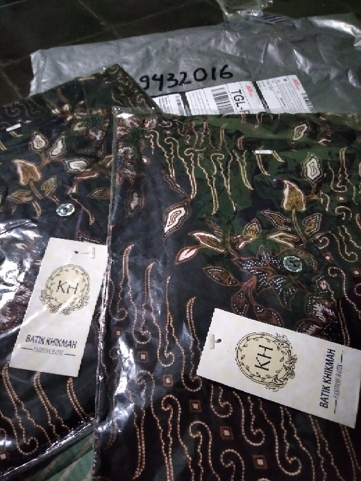 New Arrival Distro Batik Pria Bordir Sogan Hrb026 Batikaf Notoarto Batik Ipnu-ippnu Hem Pria Bel