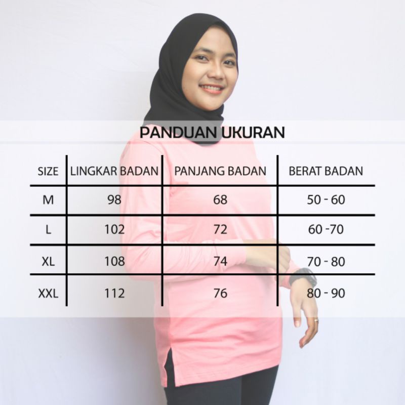 kaos polos wanita catun combet 24s/atasan wanita muslim/catun combet 24s