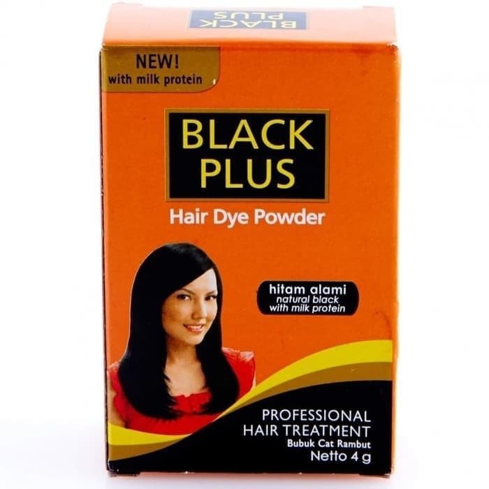 BLACK PLUS HAIR DYE POWDER/PEWARNA RAMBUT