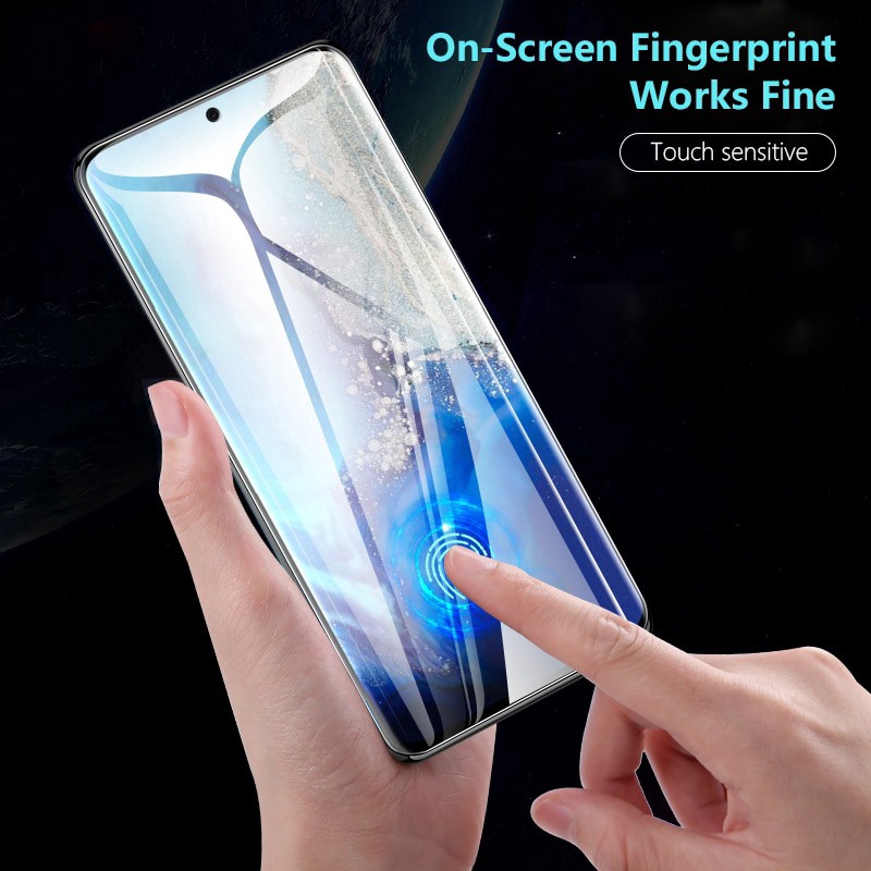 Pelindung Layar Tempered Glass Samsung Galaxy S20, Plus dan Ultra Paket 2 in 1