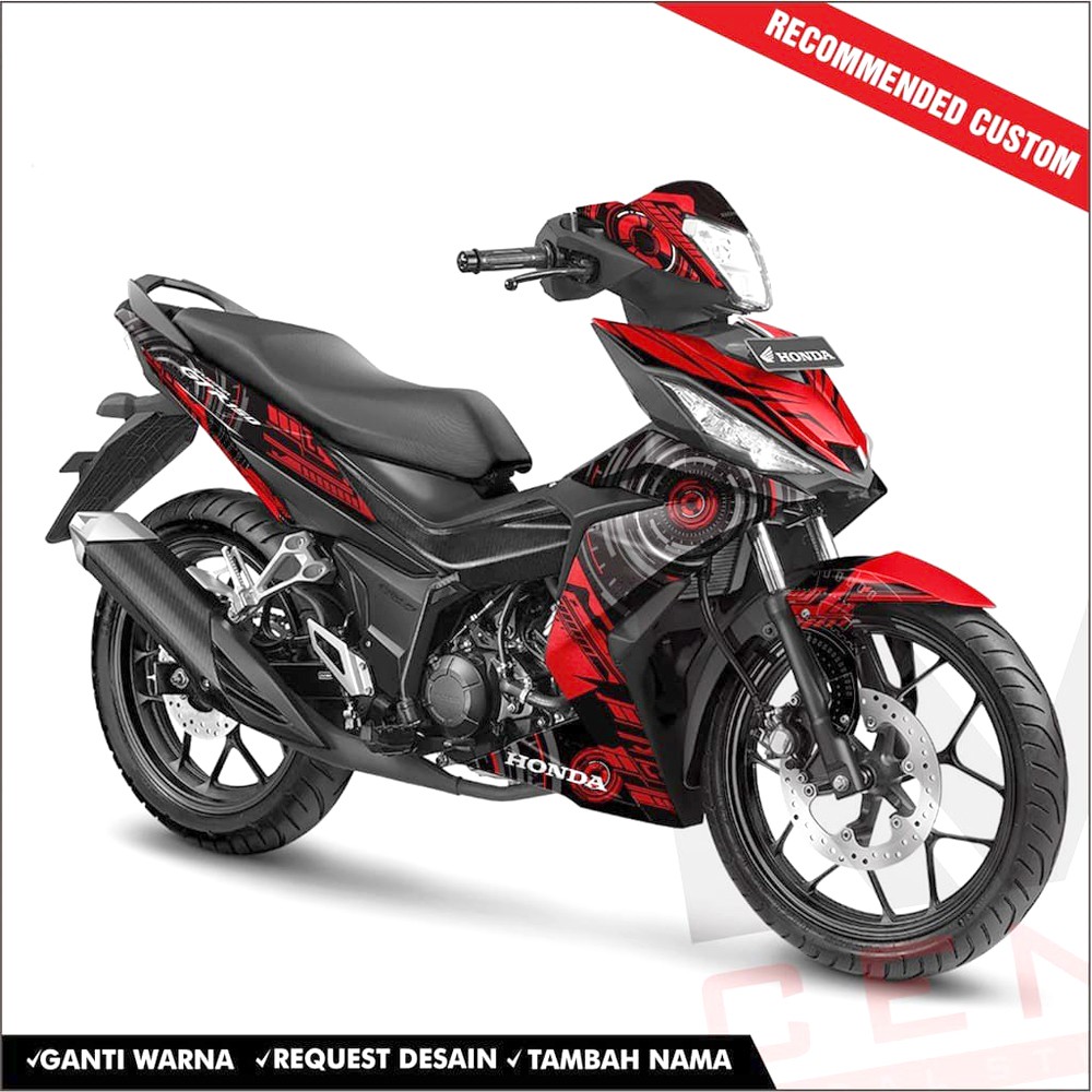 Decal Stiker Motor SUPRA GTR 150cc Full Body Sticker Custom Variasi