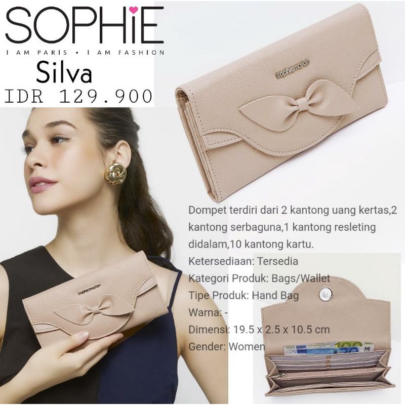 DOMPET WANITA SILVA SOPHIE MARTIN PROMO SHAQUEENA