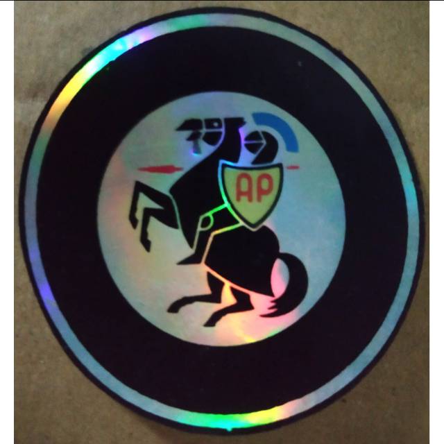 

Stiker kertas hologram Adi Putro