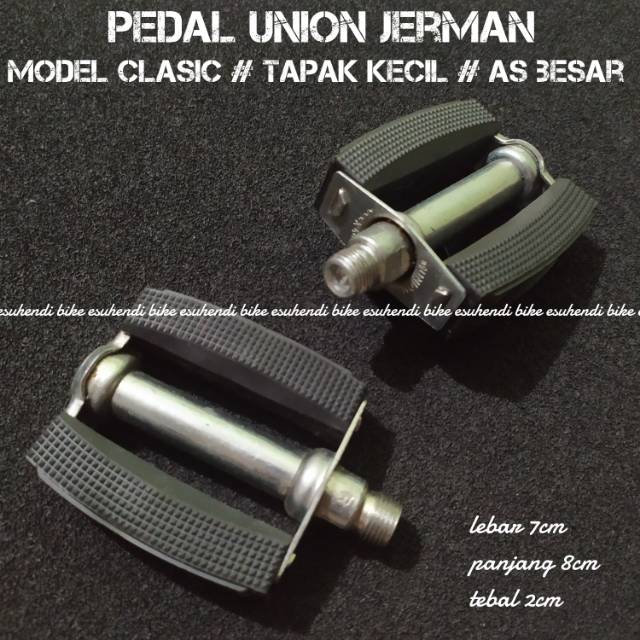 Pedal Union Jerman AS Besar - Pedal Clasic - Pedal Sepeda Lipat - Pedal Seli - Pedal Ontel