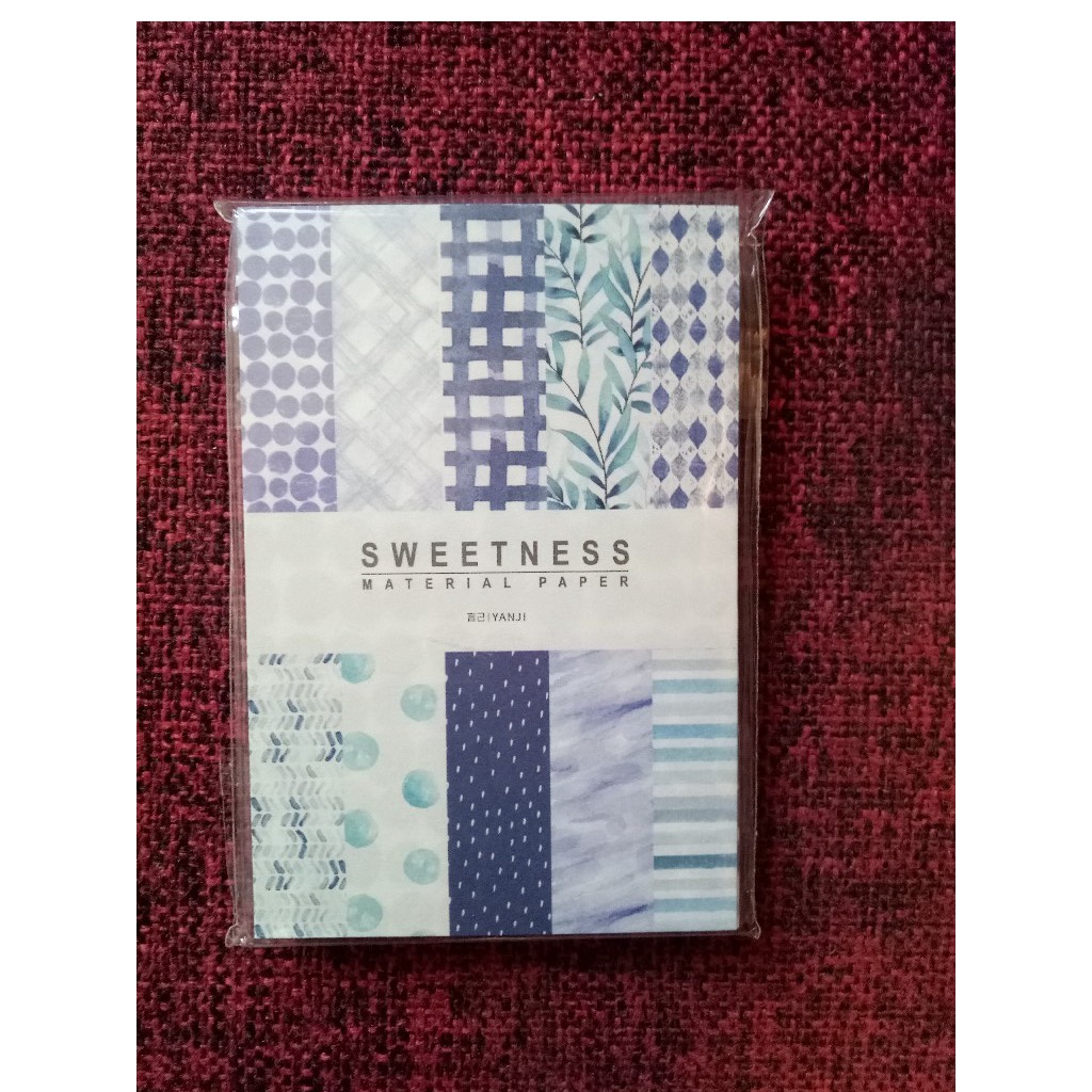 

[AKT.Shop25] 50 Pcs SWEETNESS Kertas Motif DIY Scrapbook Deco Paper