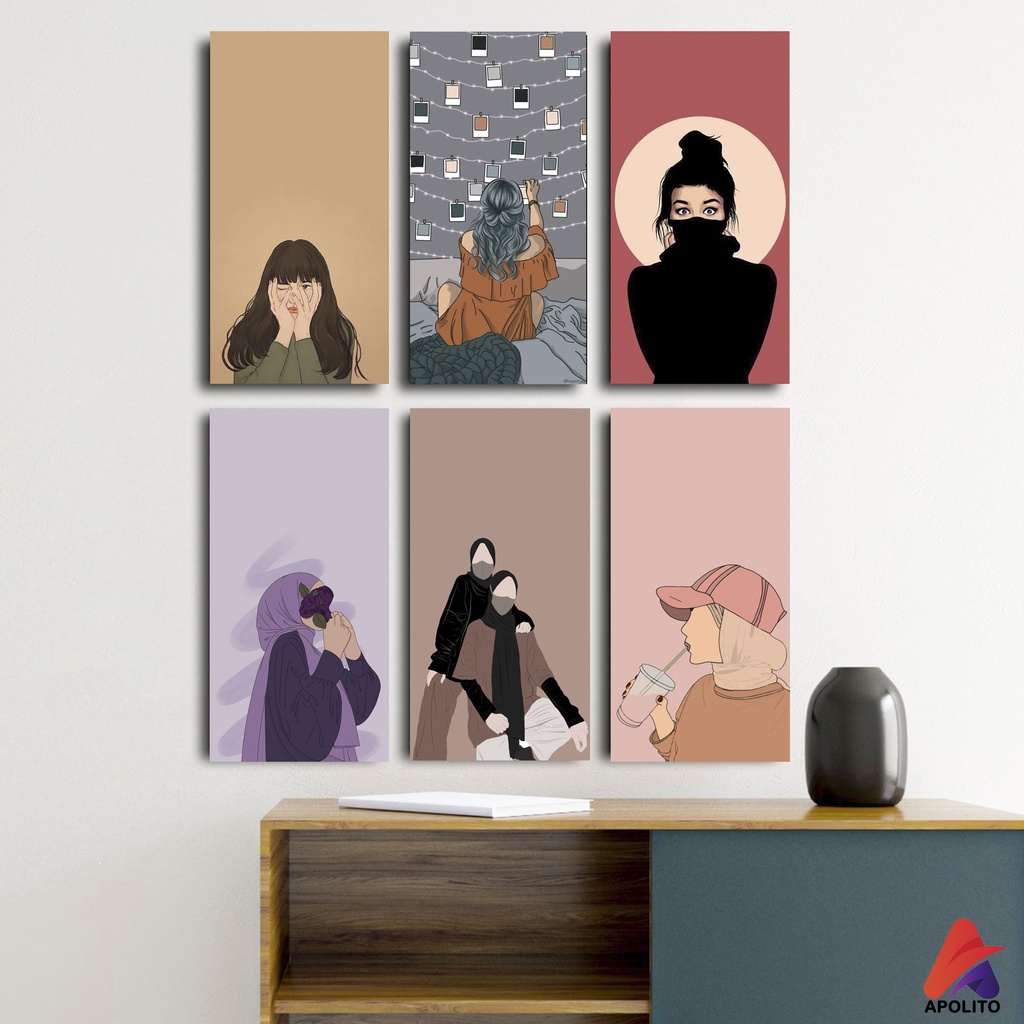 HIASAN DINDING KAMAR CEWEK PAJANGAN WALL DECOR DEKORASI POSTER DINDING KAYU DINDING KAMAR MINIMALIS