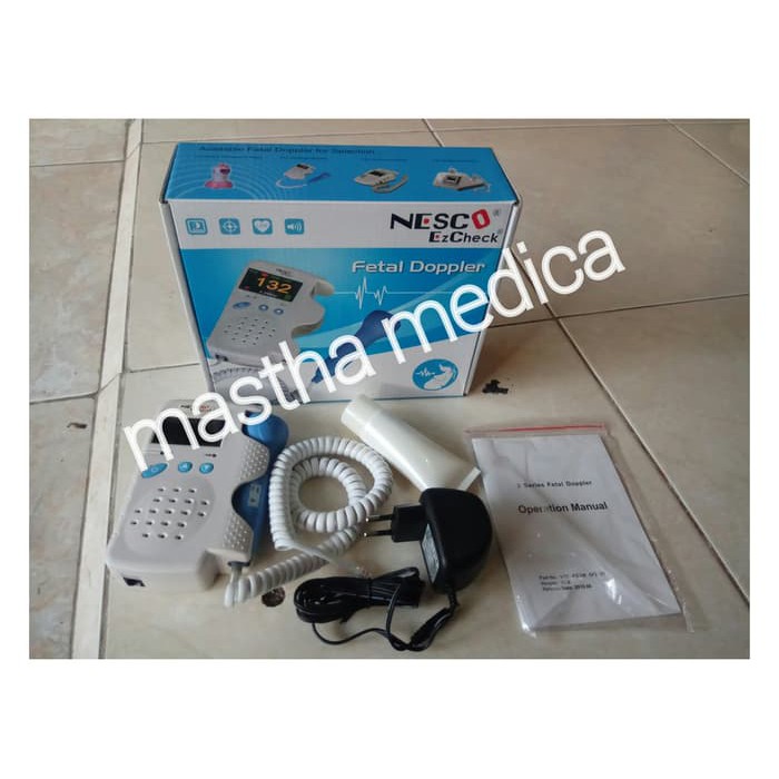 Fetal Doppler Dopler Deteksi Detak Jantung Janin Digital VComin FD200C Nesco