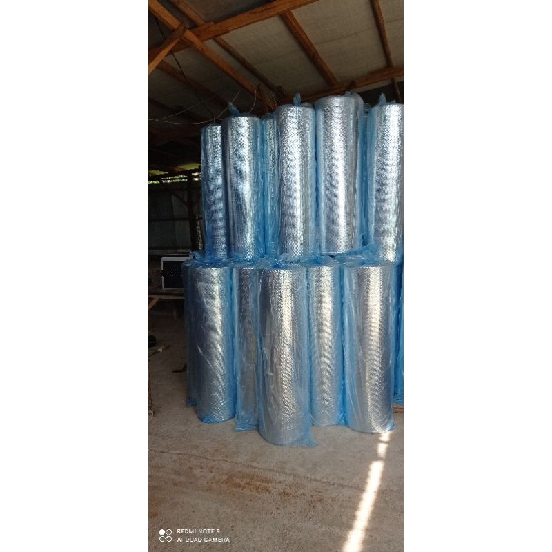 alumunium foil bubble 1,2m × 25m #peredam panas atap rumah