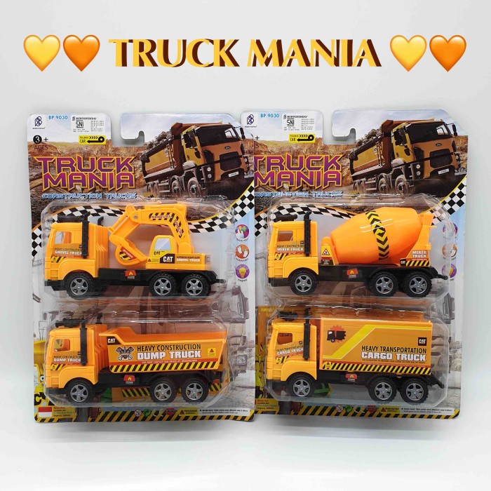 Toko Mainan L Construction Truck Mania 2pcs BP9030