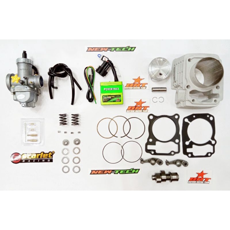 PAKET BORE UP HARIAN FULLSET NEW-TECH BLOK 63 CERAMIC KLX & DTRACKER 150