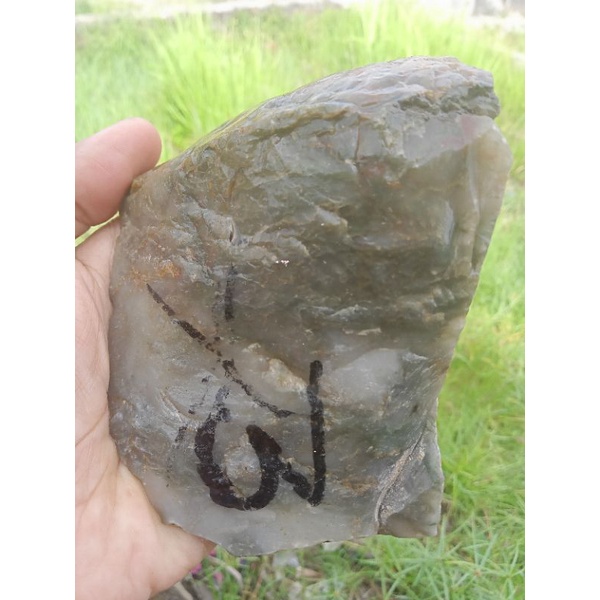 Batu Lumut Pasaman ( Rough / Bahan Akik Natural - bukan bacan obi sungai dareh suliki kalimaya )