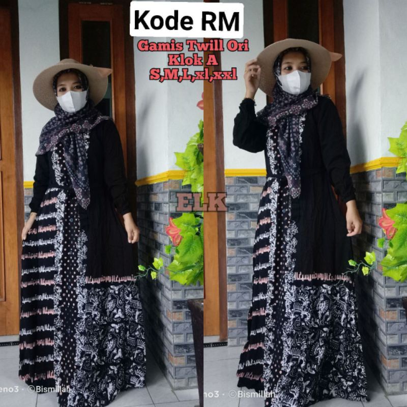 GAMIS TWILL ORI, GAMIS TWILL FONT ARAB/AKSARA JAWA//GAMIS TWILL PREMIUM,MURAH DAN TERLARIS