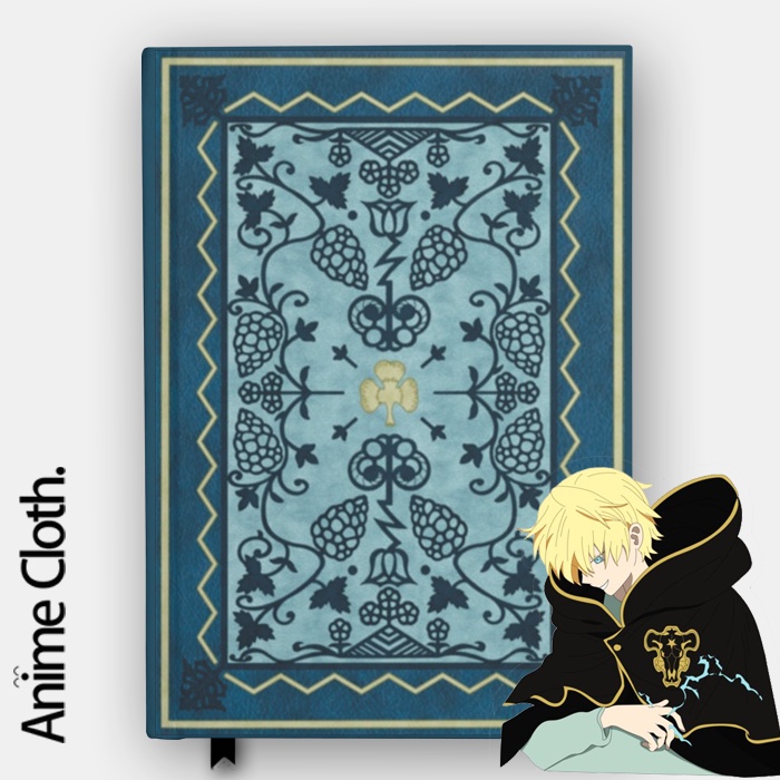 Buku Luck Voltia Grimoire Black Clover Anime Notebook Catatan Custom A5 A6