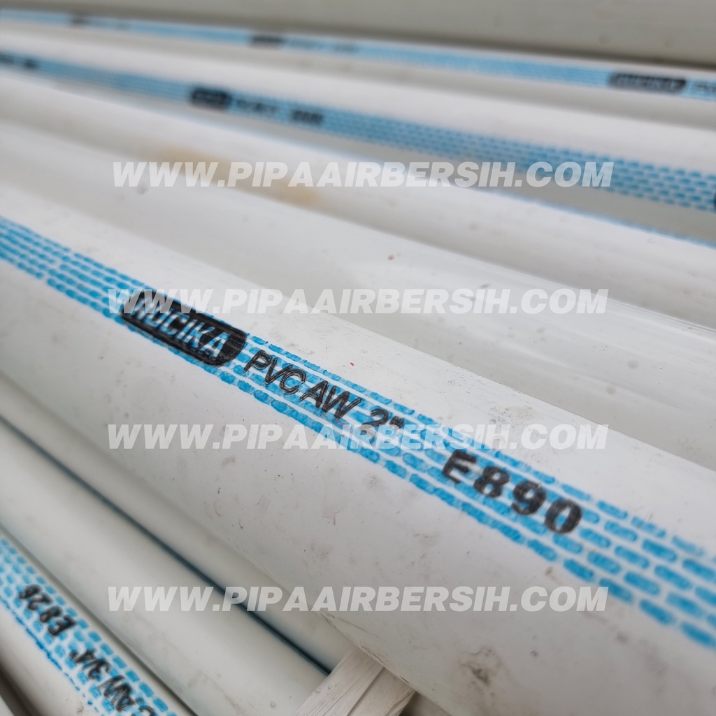 Jual Pipa PVC Rucika Standard Tipe AW 2" inch Pipa Putih Pipa Air