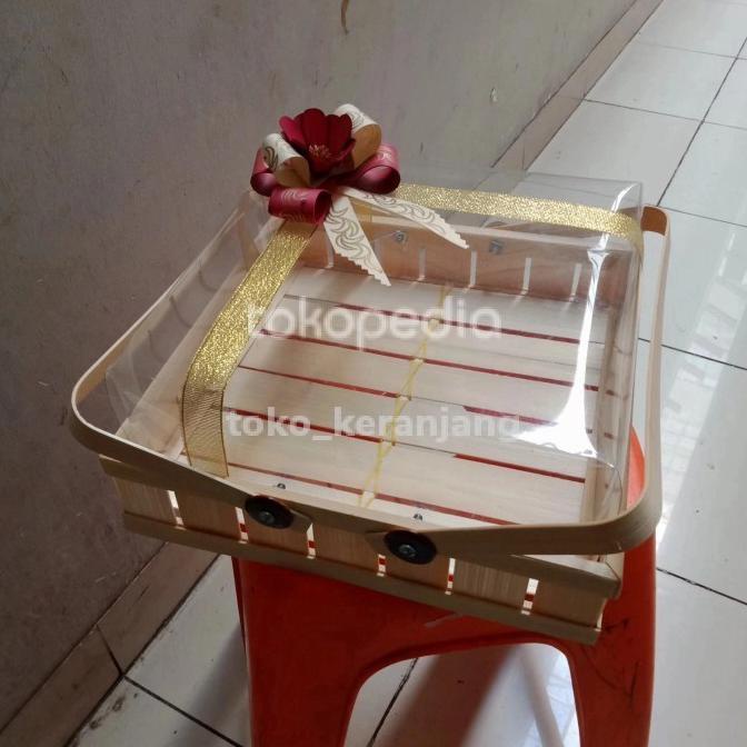 

[COD] kotak bambu 30x30 + bunga pita [COD]