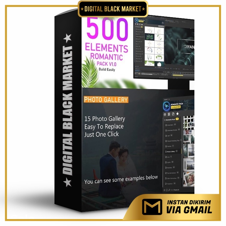 AtomX - Romantic Pack V1 - After Effect (Extension)