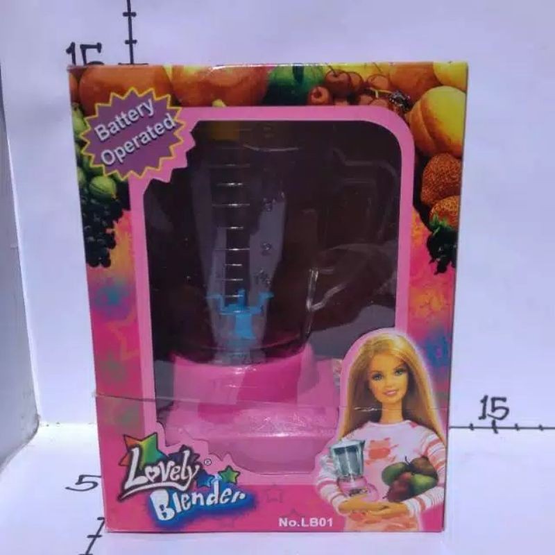 Mainan Blender Barbie Anak - Mainan Dapur Masak Masakan Anak Perempuan