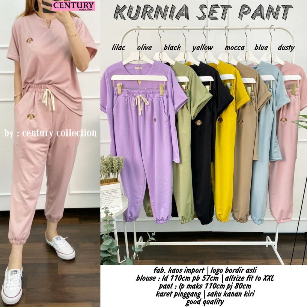 Best Terbaru Kurnia Set Pant bahan bagus dan halus