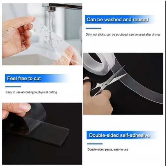 IVY GRIP TAPE DOUBLE TAPE NANO MAGIC TAPE [1M]