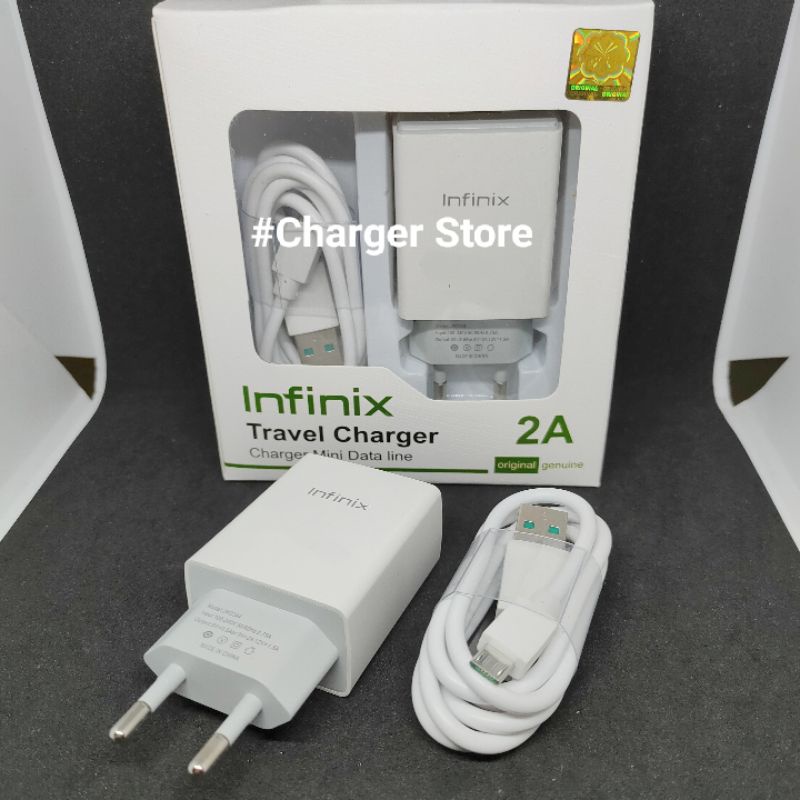 (ORIGINAL) Charger Infinix Smart 4 Smart 5 Hot 8 Hot 9 Hot 10 Hot 9 Play Note 7 Lite Note 4 Fast Charging Kabel Micro USB