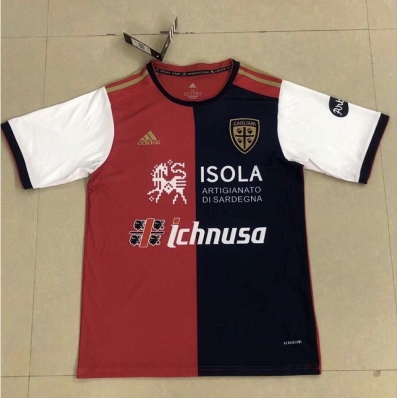 Jersey Baju Bola Cagliari Home 2020 2021 Grade Ori Top Quality