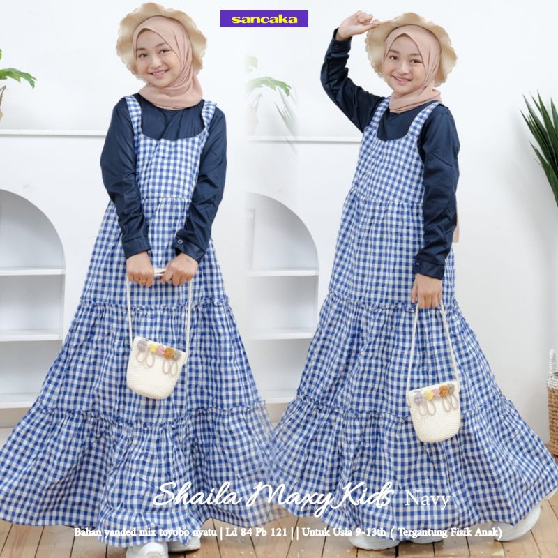 Shaila Maxy Kids Gamis Anak by Sancaka
