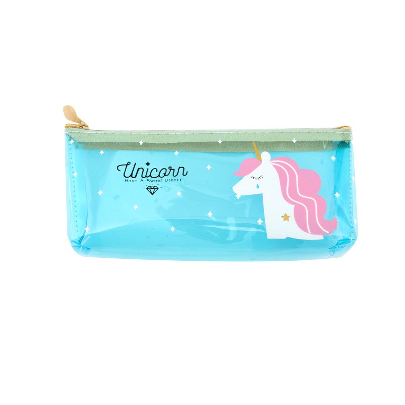 [MEOWMI] Tempat pensil Unicorn Transparan Deam PC0087-8