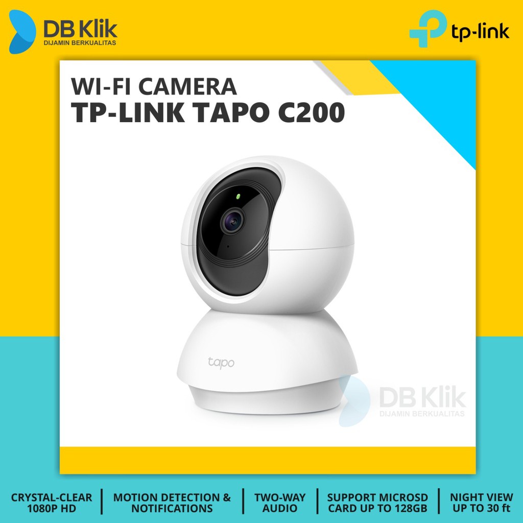 WiFi Camera TP-LINK TAPO C200 - Home Security Cam TPLINK TAPO C200 FHD