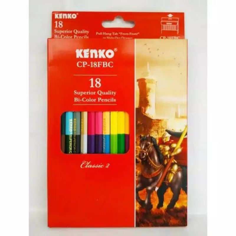 

Pensil 36 Warna KENKO Bi-Color CP-18FBC