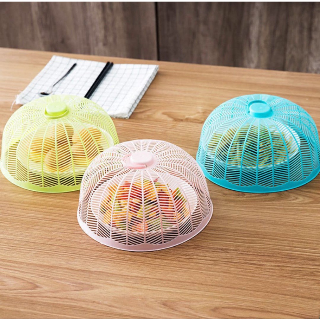 TPS1 - Tutup Tudung Saji Plastik Mini Round Dish Cover