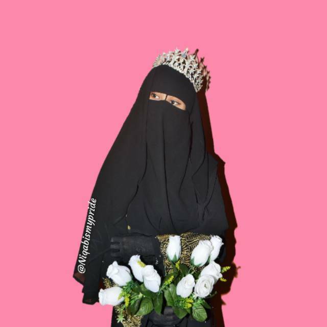 Niqab Qatar / Niqab Nose string / Niqab / SIFFON ARAB GRADE A