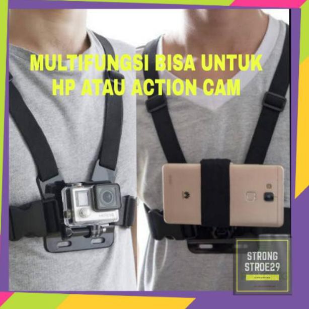 [ART 760J] BODY CHEST STRAP HP CHEST BELT HP STRAP KAMERA HP PEGANGAN KAMERA TALI DADA HP BELT HP
