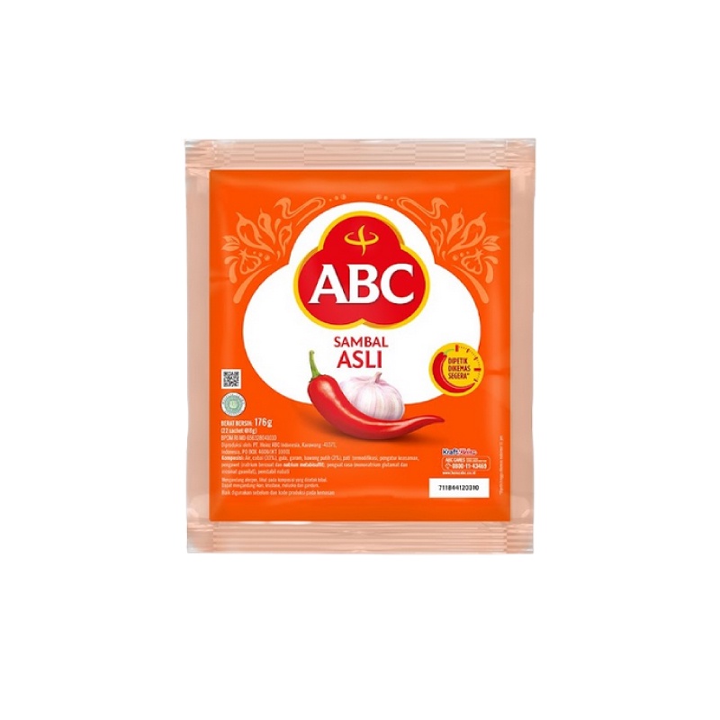 

ABC Sambal Asli 22 x 8 gr